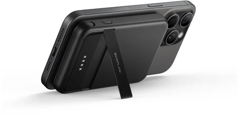 фото Зовнішній акумулятор (павербанк) EcoFlow Rapid Magnetic 5000mAh 30W Black (EF-RAPID5000-B-EU)