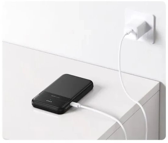 фото Зовнішній акумулятор (павербанк) EcoFlow Rapid Magnetic 5000mAh 30W Black (EF-RAPID5000-B-EU)