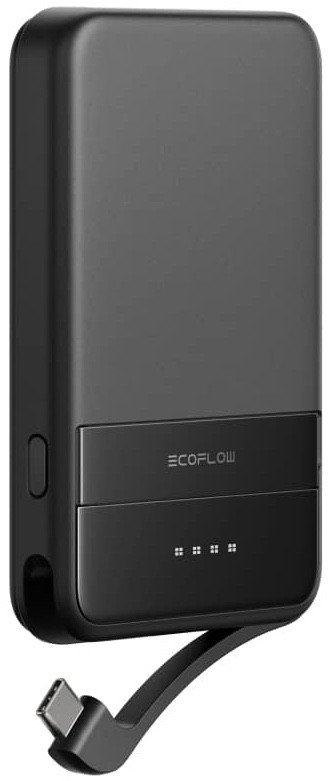 фото Зовнішній акумулятор (павербанк) EcoFlow Rapid Magnetic 5000mAh 30W Black (EF-RAPID5000-B-EU)