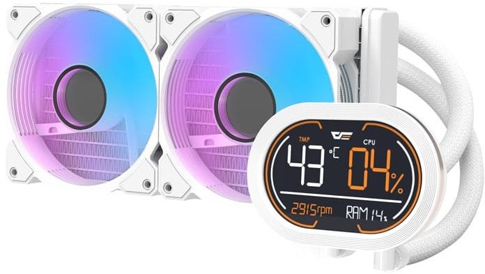 фото Водяное охлаждение DarkFlash DH240D White