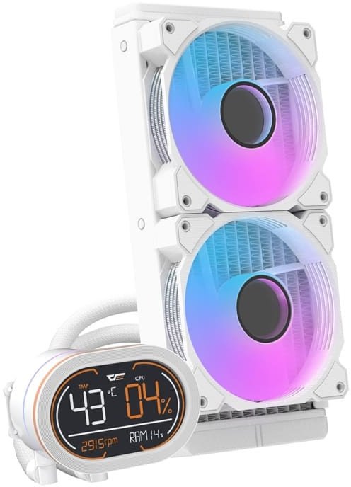 фото Водяное охлаждение DarkFlash DH240D White