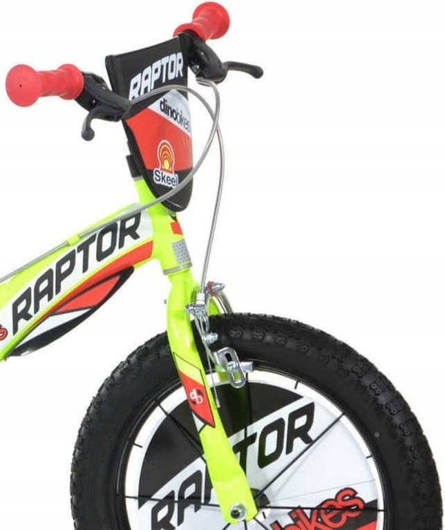 фото Дитячий двоколісний велосипед Kubisport Dino 14 Light Green