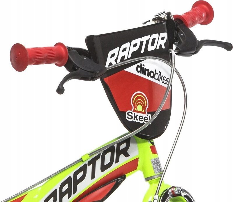 фото Дитячий двоколісний велосипед Kubisport Dino 14 Light Green