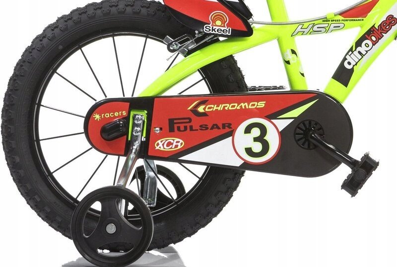 фото Дитячий двоколісний велосипед Kubisport Dino 14 Light Green