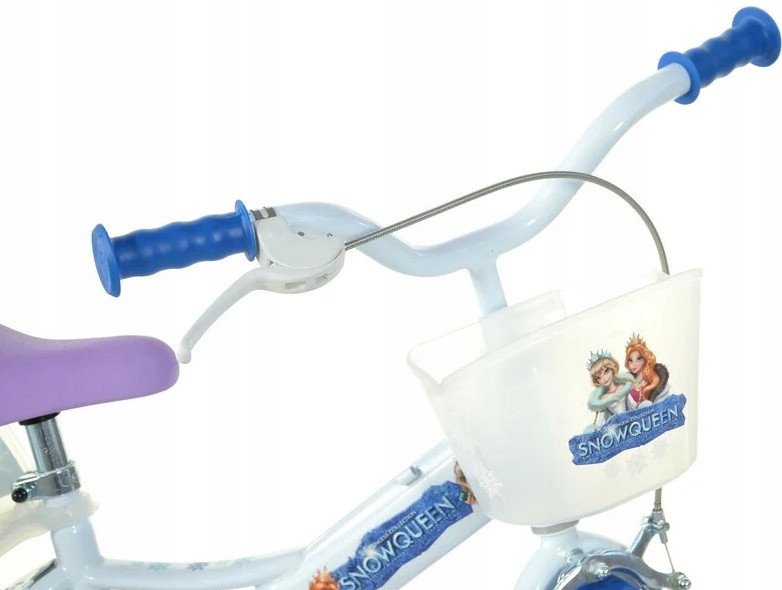 фото Дитячий двоколісний велосипед Kubisport Dino 12 Purple/Blue