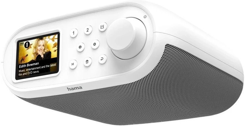 фото Радіоприймач Hama DIR400 White