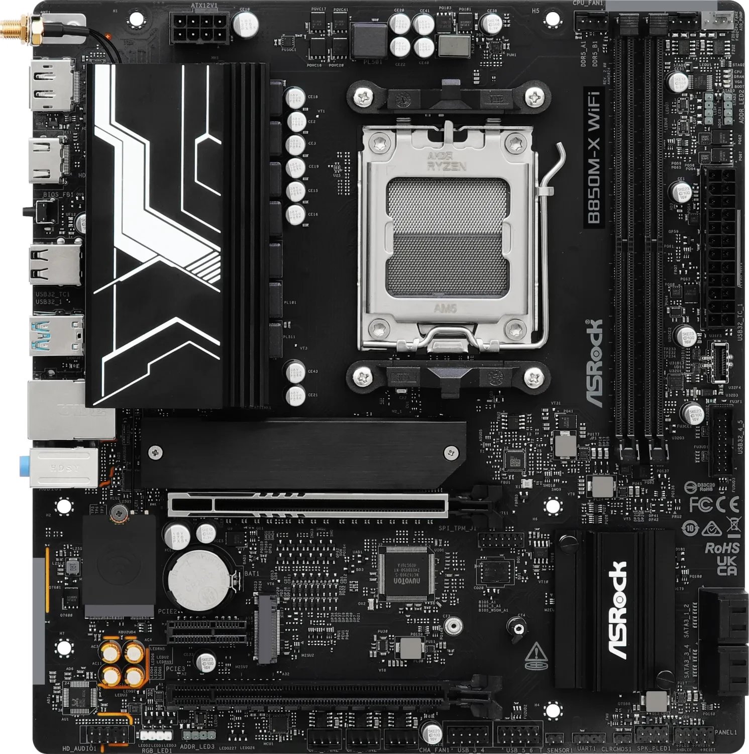 фото Материнская плата ASRock B850M-X WiFi R2.0