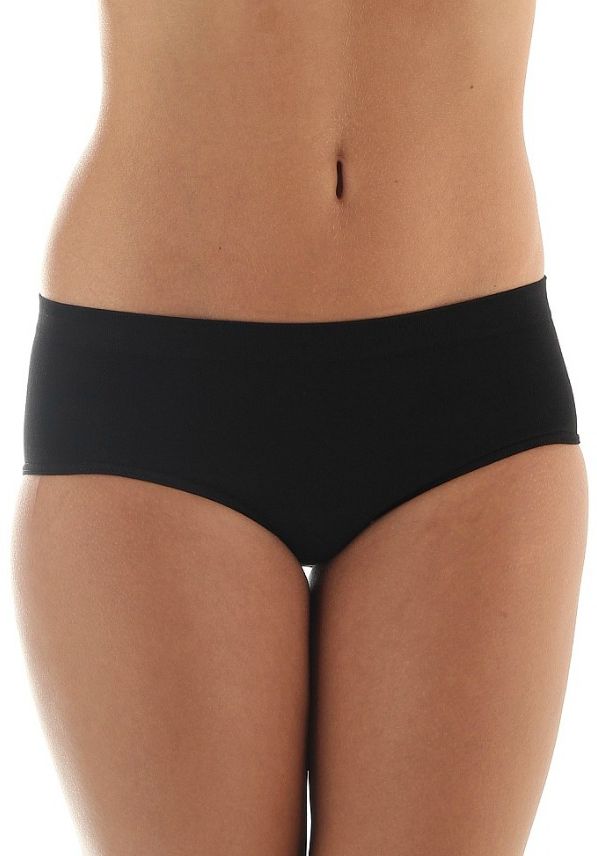 Brubeck Majtki damskie Hipster Classic Comfort Cotton czarne r. S (HI00090A)