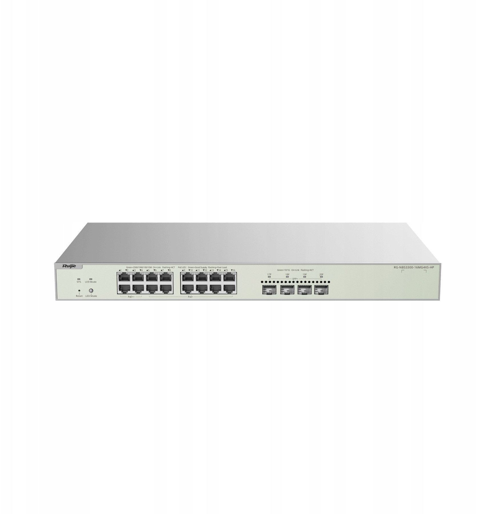 фото Комутатор керований Ruijie Reyee RG-NBS3300-16MG4XS-HP