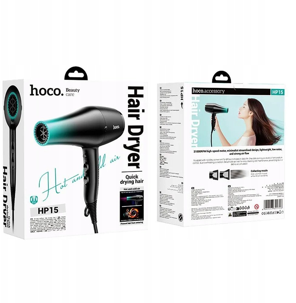 фото Фен Hoco HP15 Blue