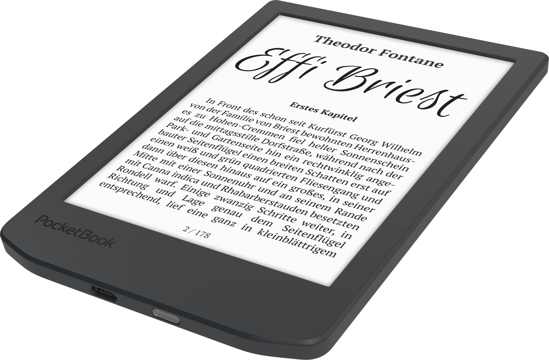 фото Электронная книга с подсветкой PocketBook Verse Lite Black (PB619-T-WW-B)