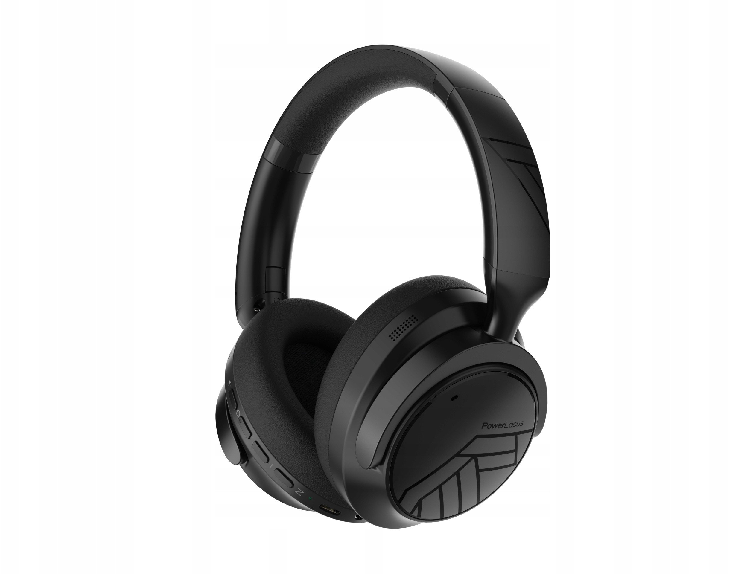 фото Навушники з мікрофоном PowerLocus Moonfly Black