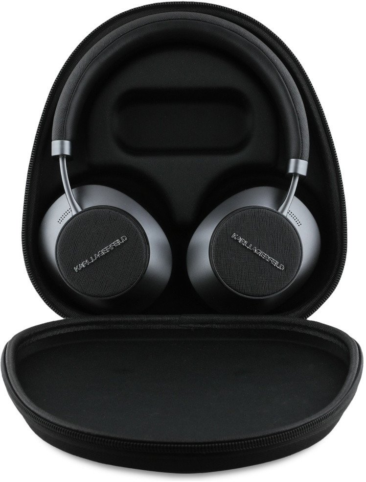 фото Навушники без мікрофону Karl Lagerfeld Saffiano Black