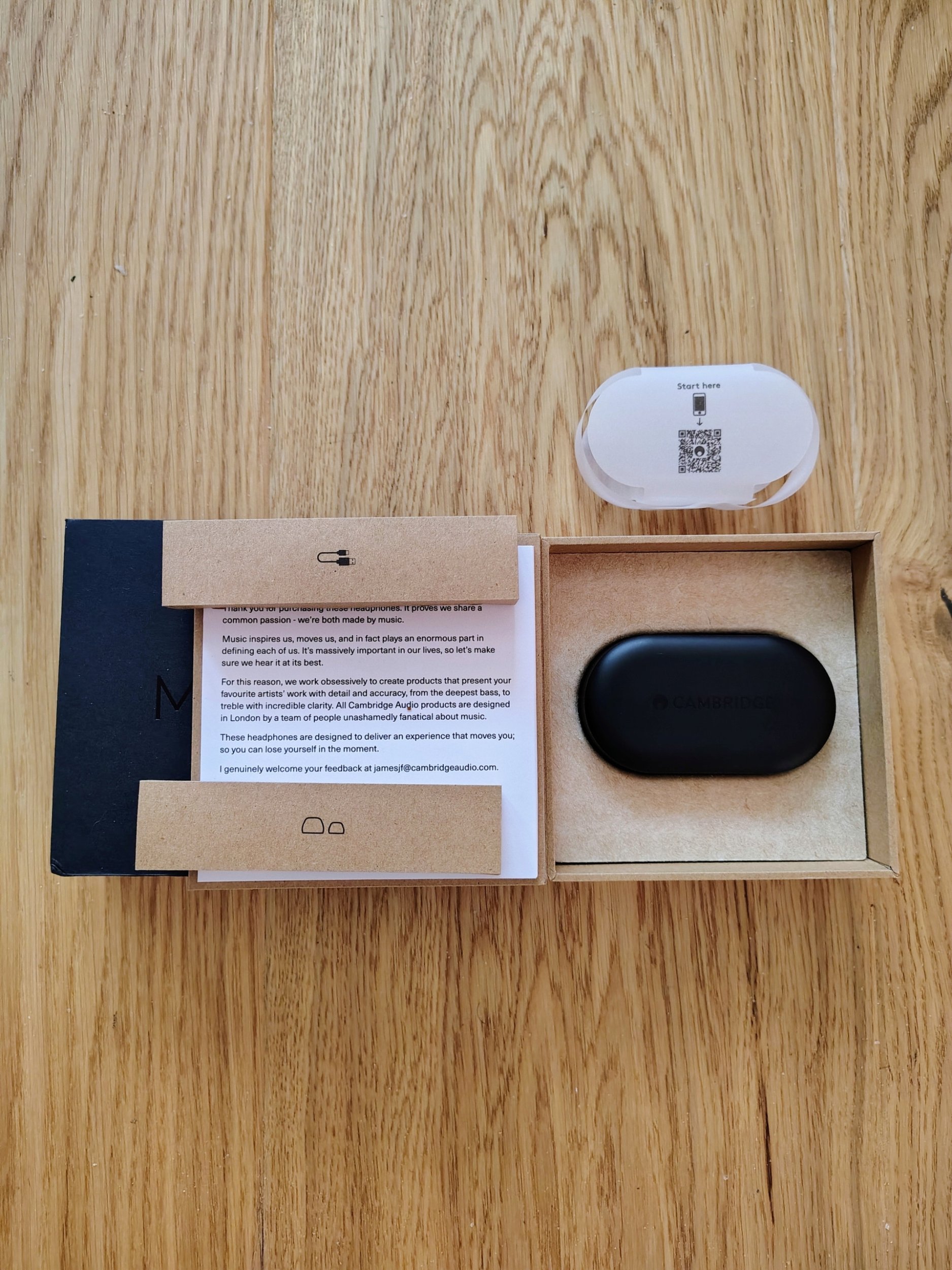 фото Навушники TWS Cambridge Audio Melomania M100 Black