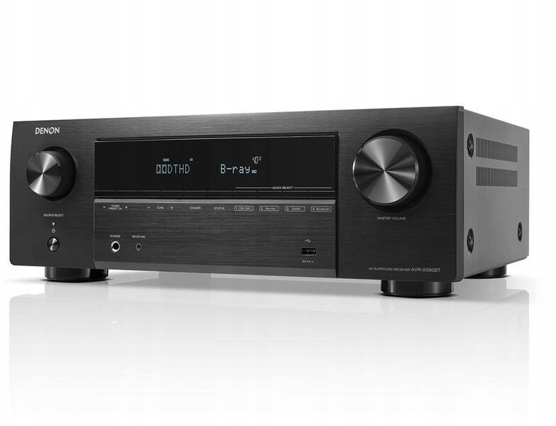 фото AV-ресивер Denon AVR-X580BT Black