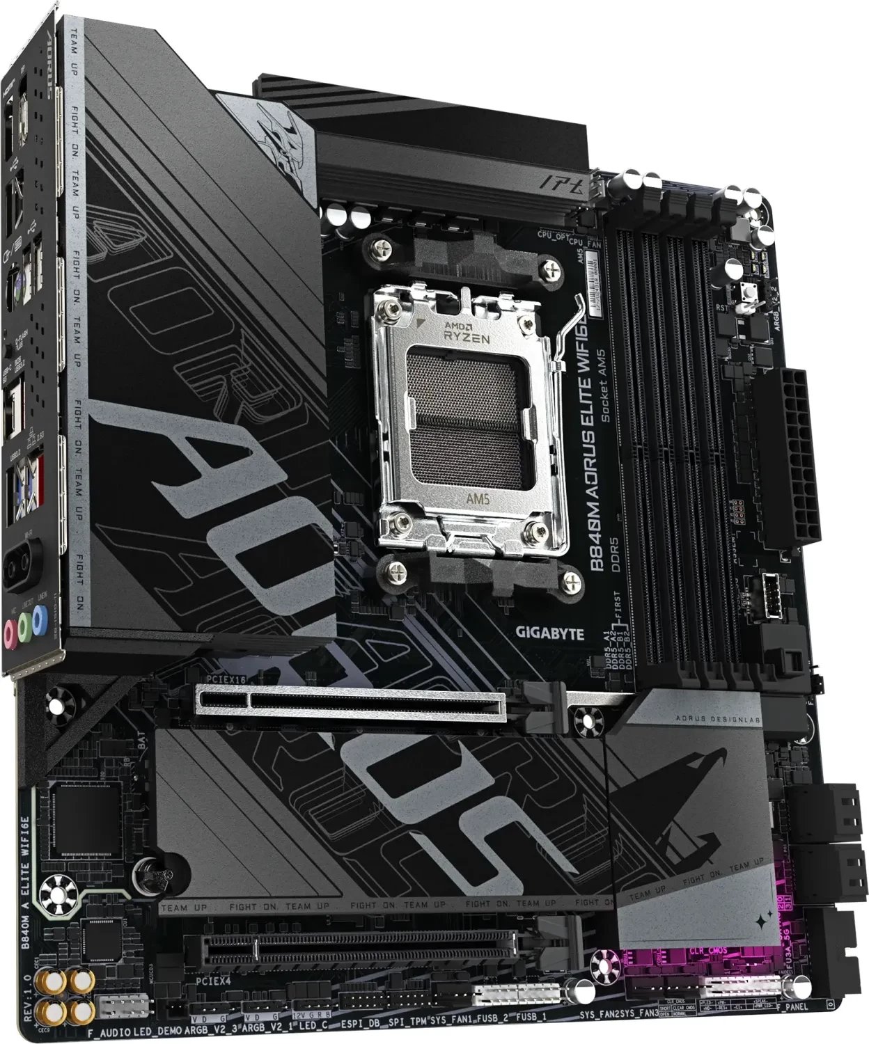 фото Материнская плата Gigabyte B840M Aorus Elite WIFI6E