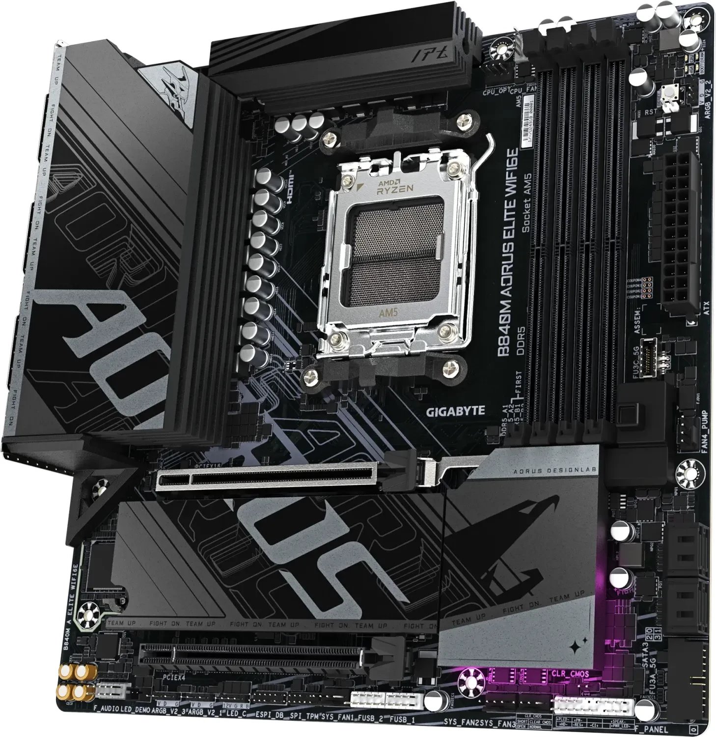 фото Материнская плата Gigabyte B840M Aorus Elite WIFI6E