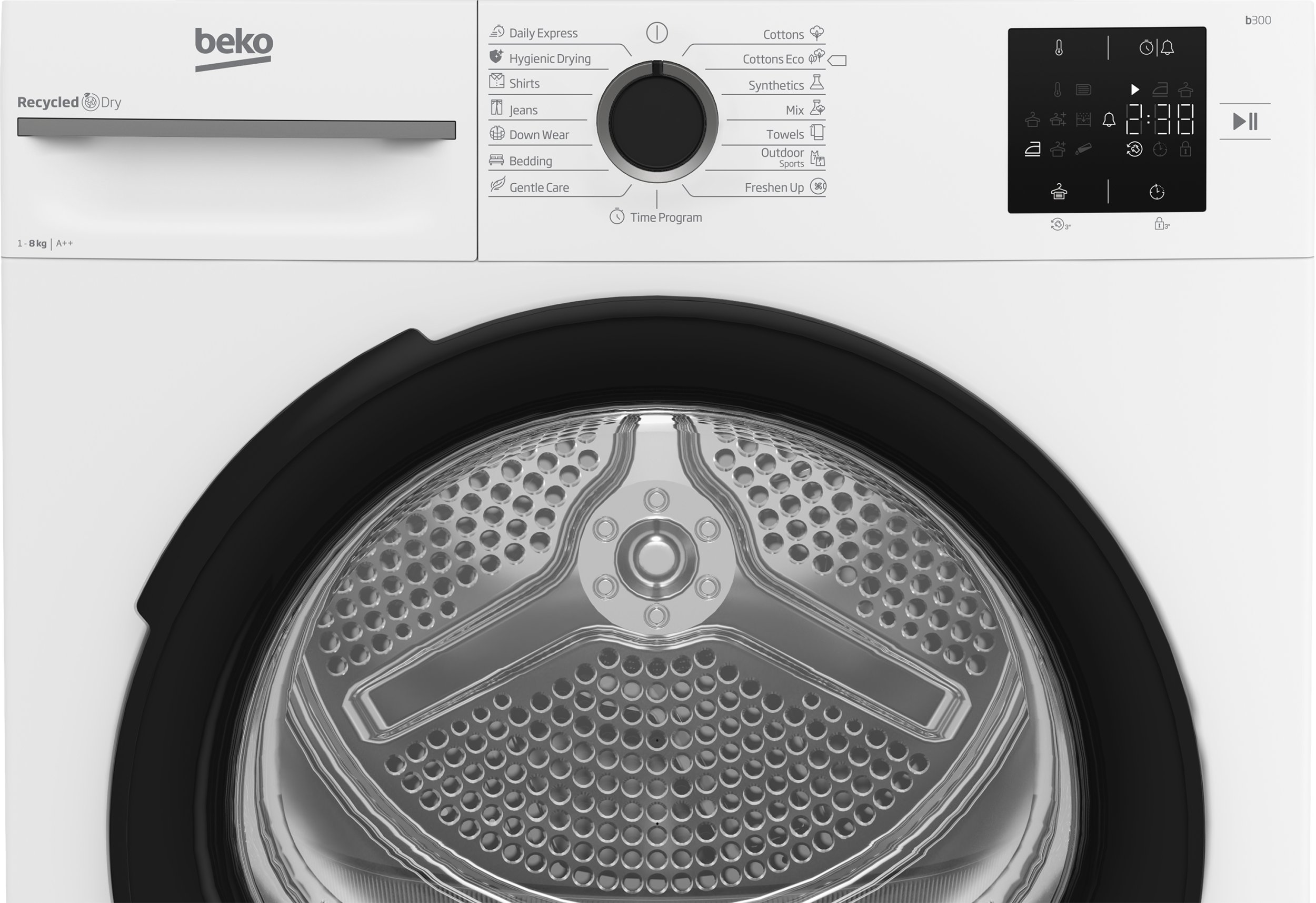 фото Сушильна машина Beko BM3T38230WPB