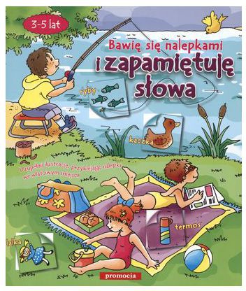 Bawię się nalepkami i zapamiętuję słowa