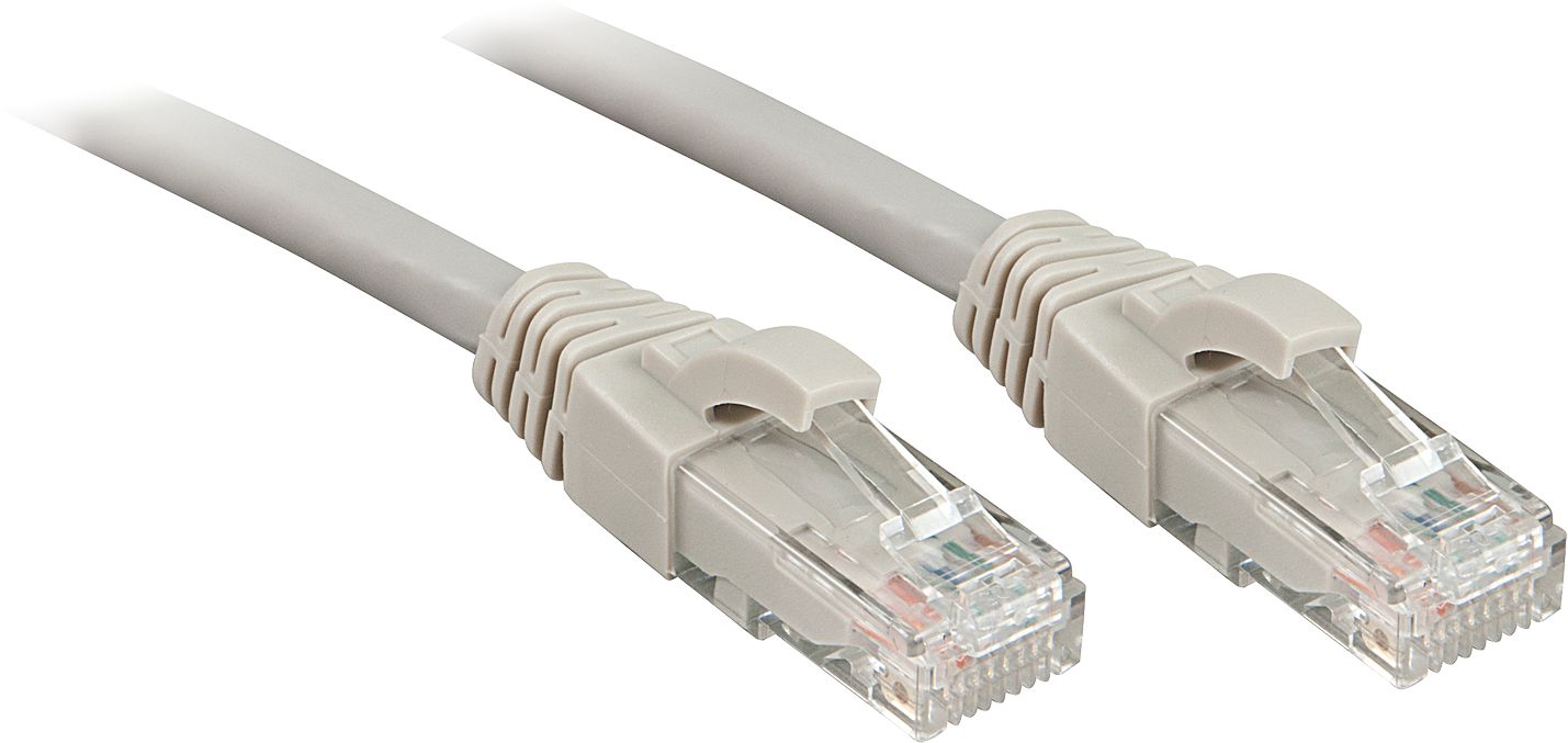 Lindy Patchcord UTP, Cat.6, LSOH, 0.3m, szary (45400)