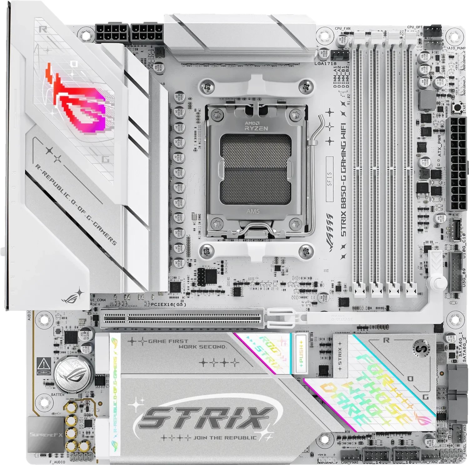 фото Материнська плата Asus Rog Strix B850-G Gaming WIFI (90MB1M30-M0EAY0)