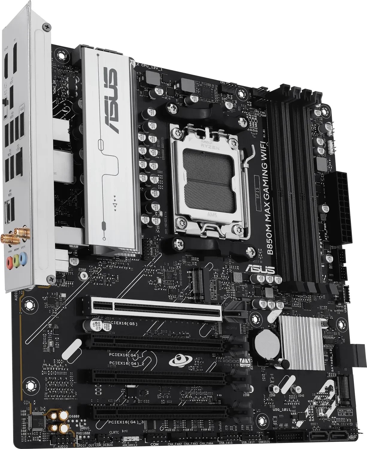 фото Материнська плата Asus B850M MAX Gaming WIFI (90MB1LL0-M0EAY0)