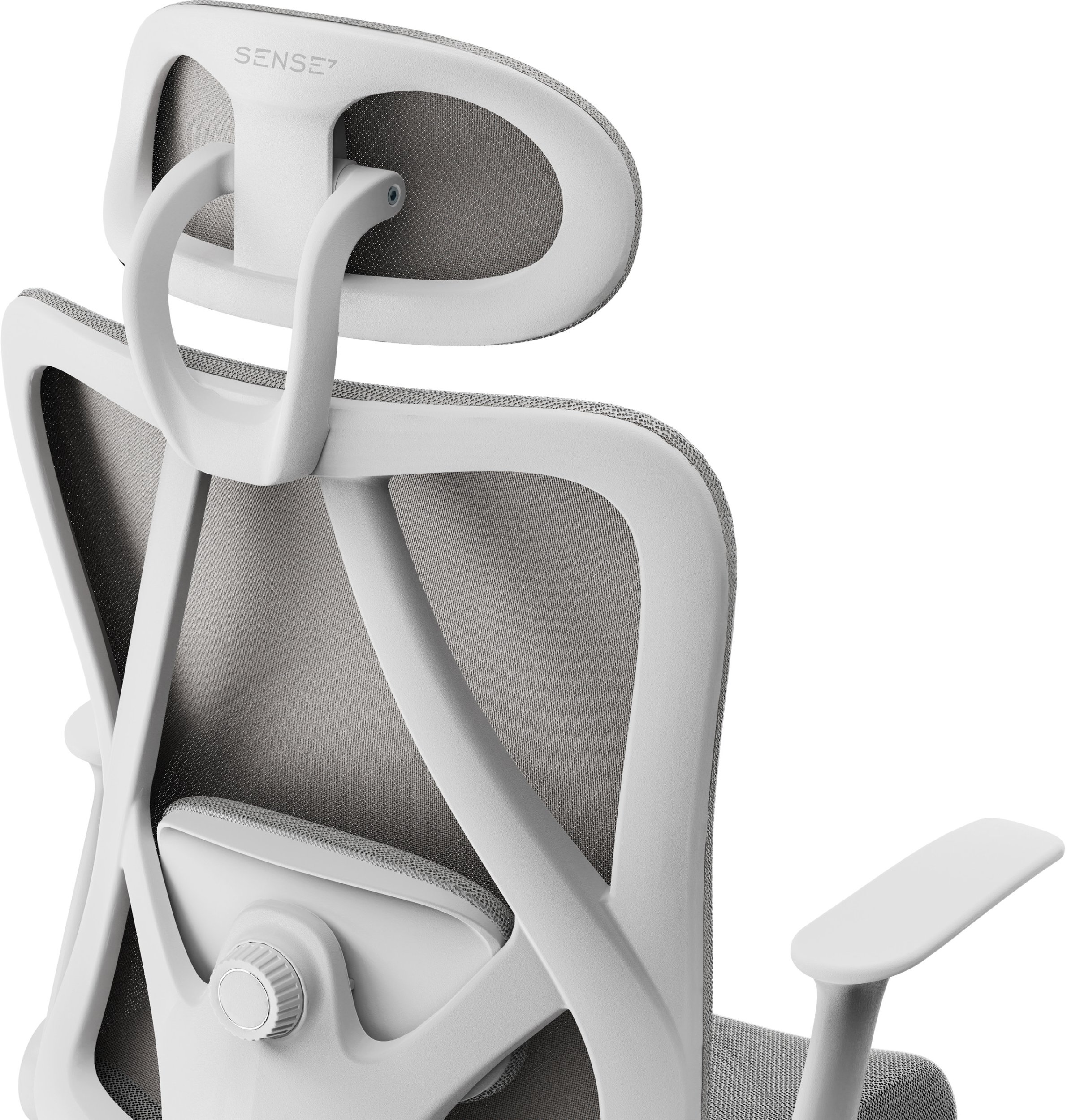 фото Офисное кресло для персонала Sense7 Noxo White/Gray
