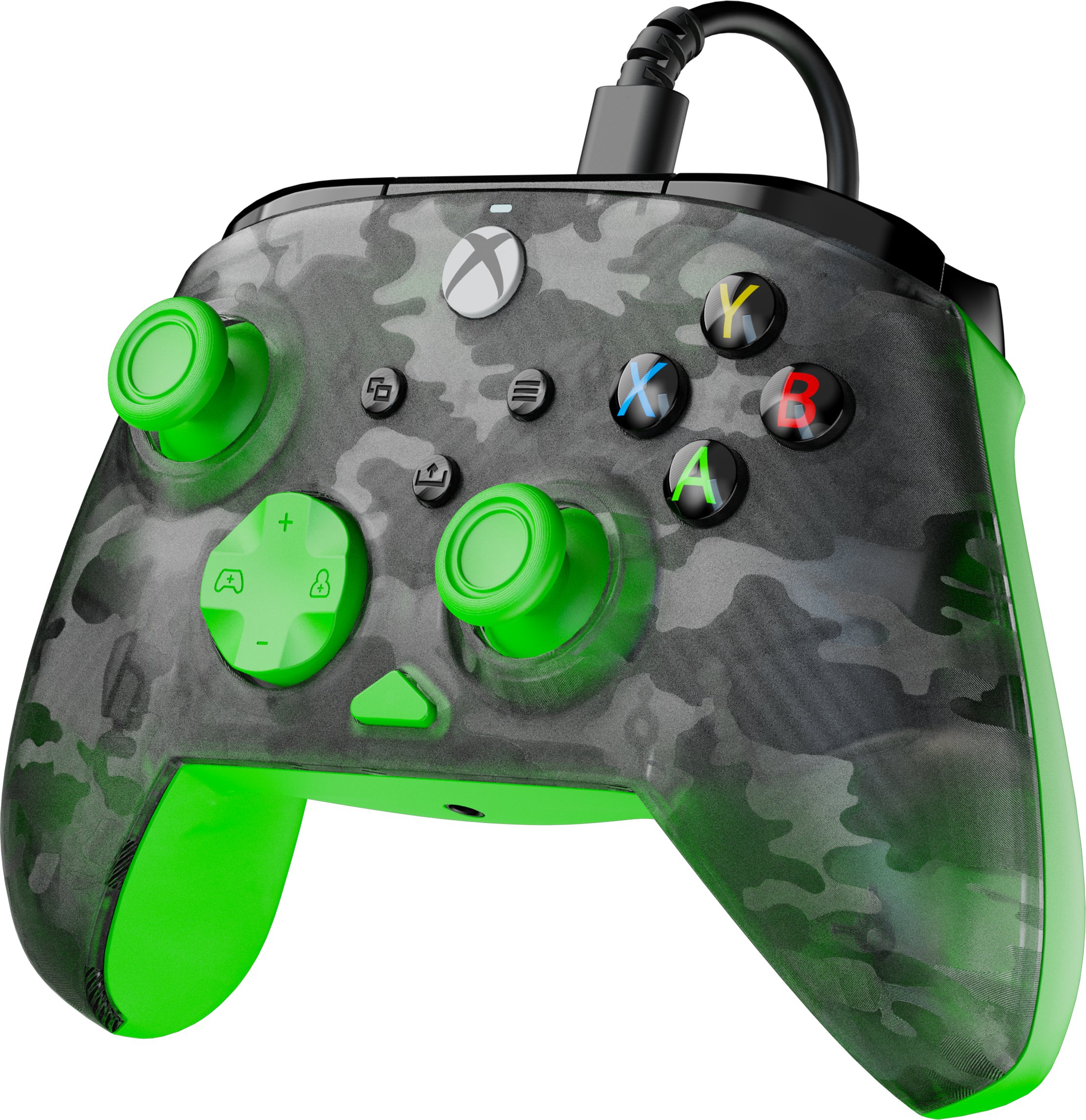 фото Геймпад Turtle Beach Rematch Core Wire XB Ghost Camo Black & Green (TBC-2001-55)