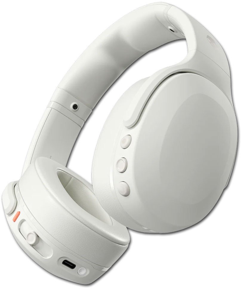 фото Навушники з мікрофоном SkullCandy Crusher Evo Bone Orange Glow (S6EVW-S951)