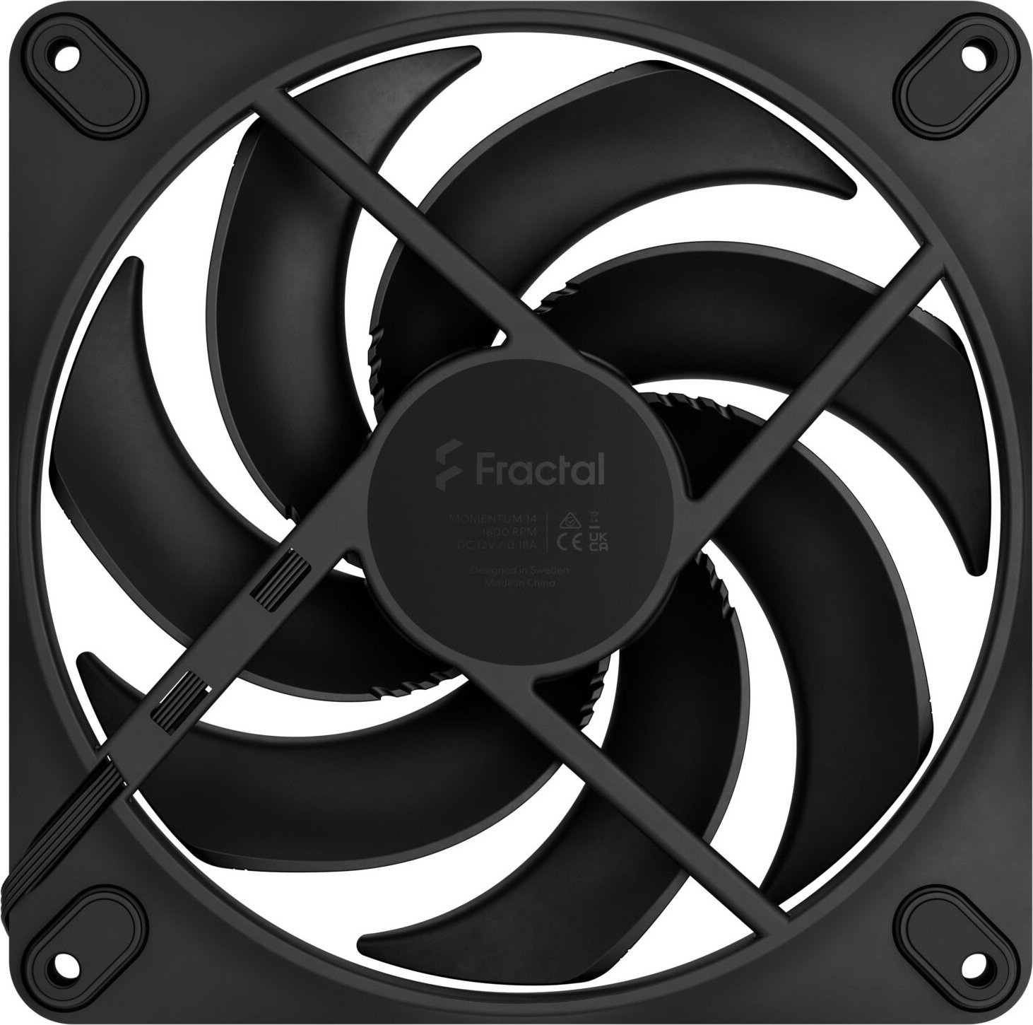 фото Вентилятор Fractal Design Momentum 14 Black (FD-F-MO1-1401)
