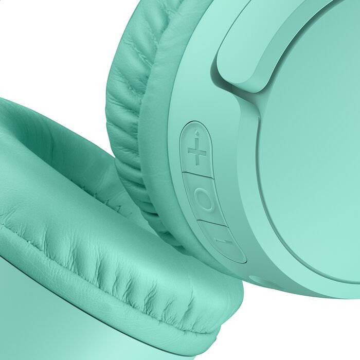 фото Навушники з мікрофоном Belkin SoundForm Mini Mint (AUD002HQMNV3)