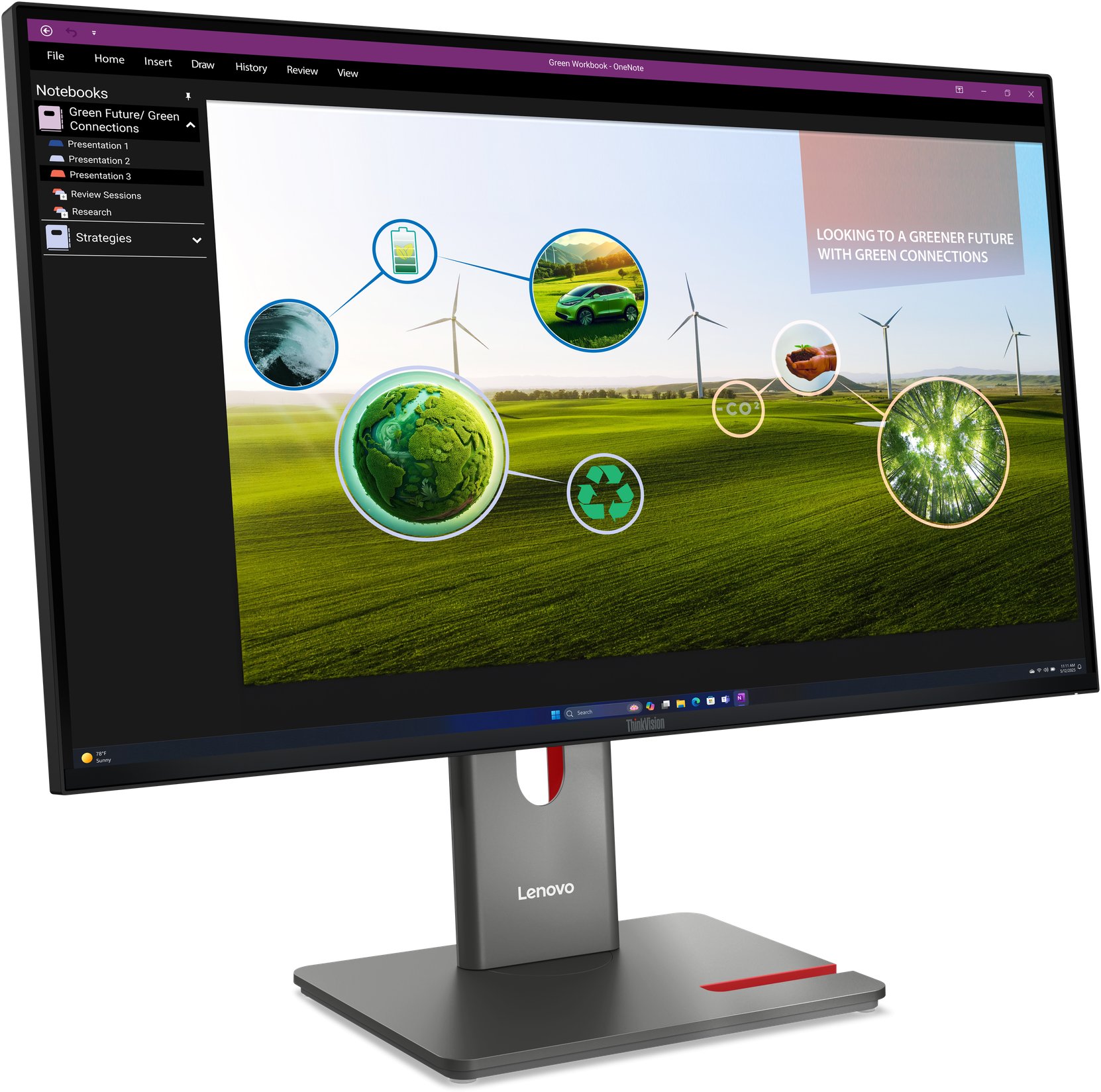 фото Монитор Lenovo P27q-40 (64A7GAT6UA)