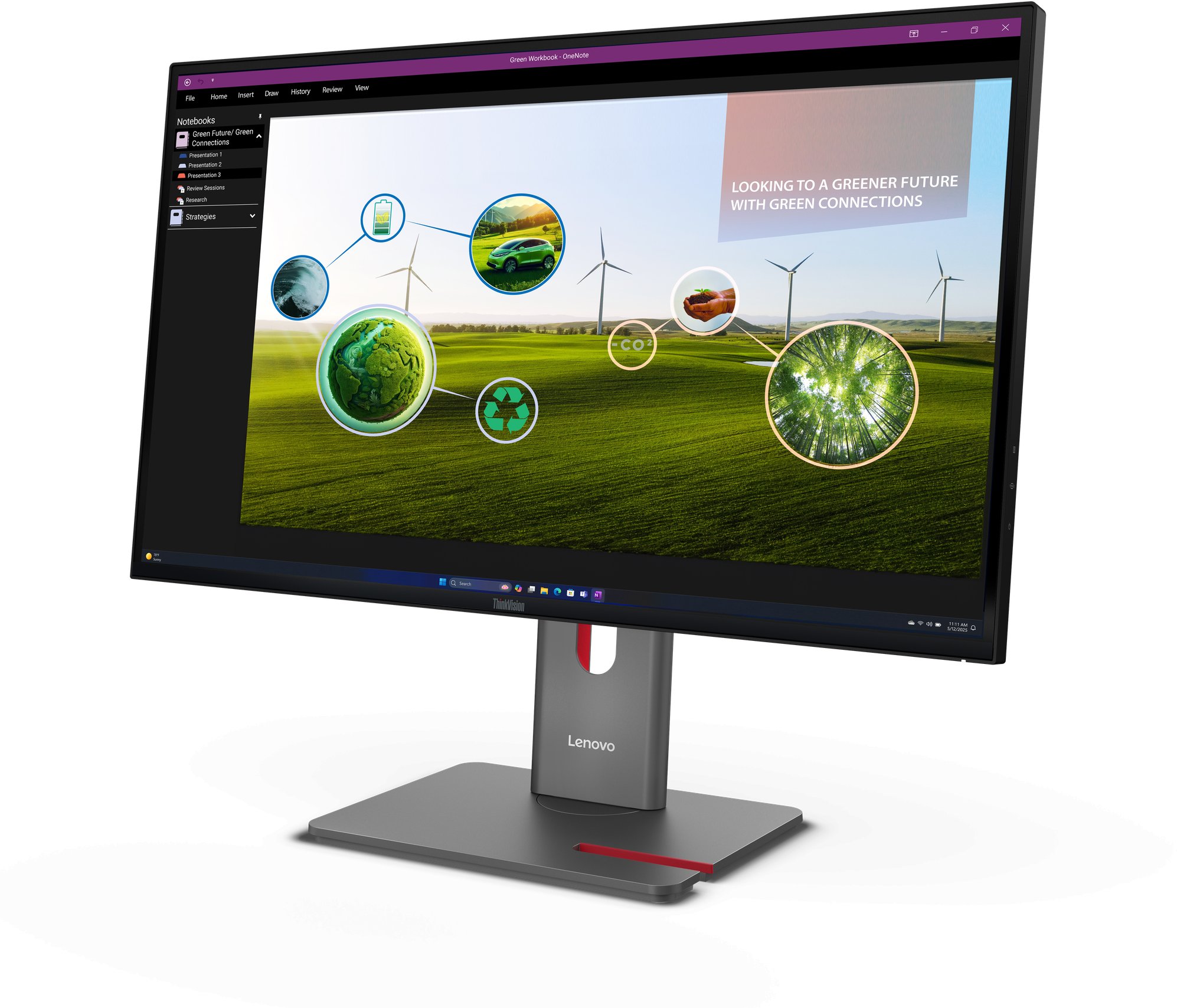 фото Монитор Lenovo P27q-40 (64A7GAT6UA)