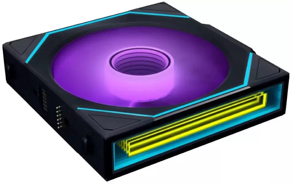 фото Вентилятор Lian Li Uni Fan SL-INF Wireless 120 Reversed Blade Black (G99.12RSLIN1W1B.00)