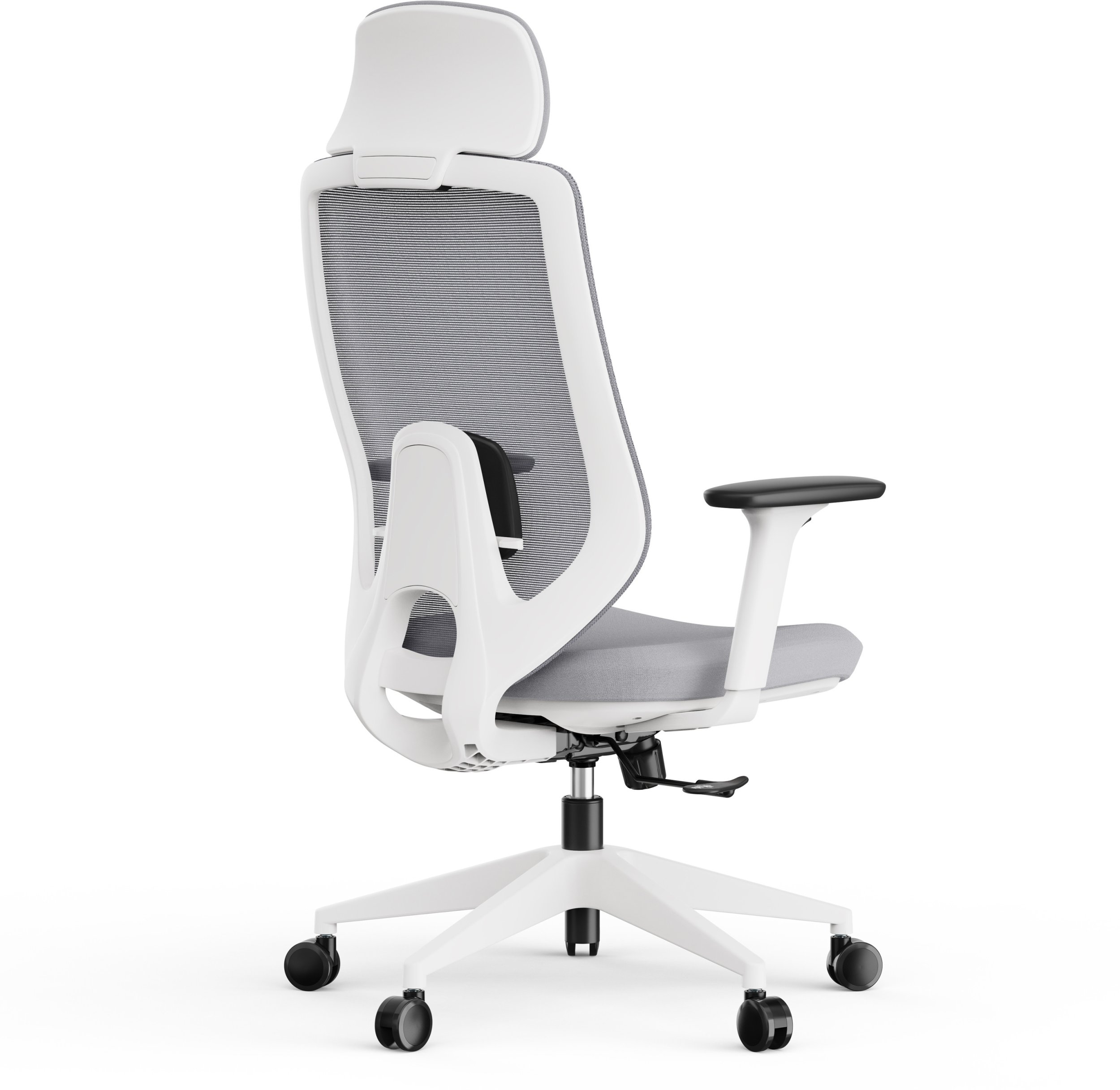 фото Офісне крісло для персоналу Sense7 Nakai White/Gray