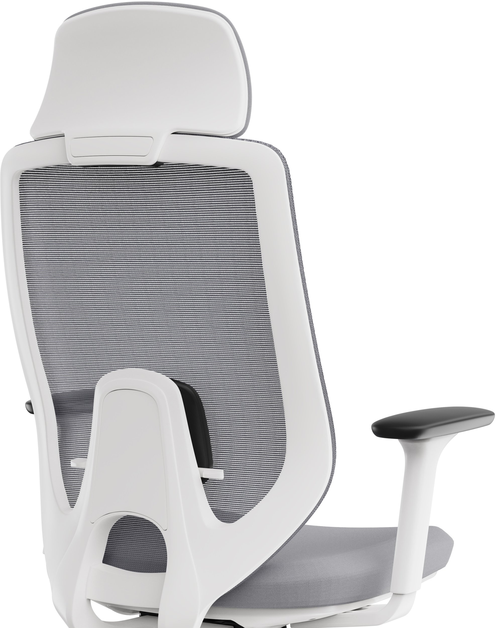 фото Офісне крісло для персоналу Sense7 Nakai White/Gray