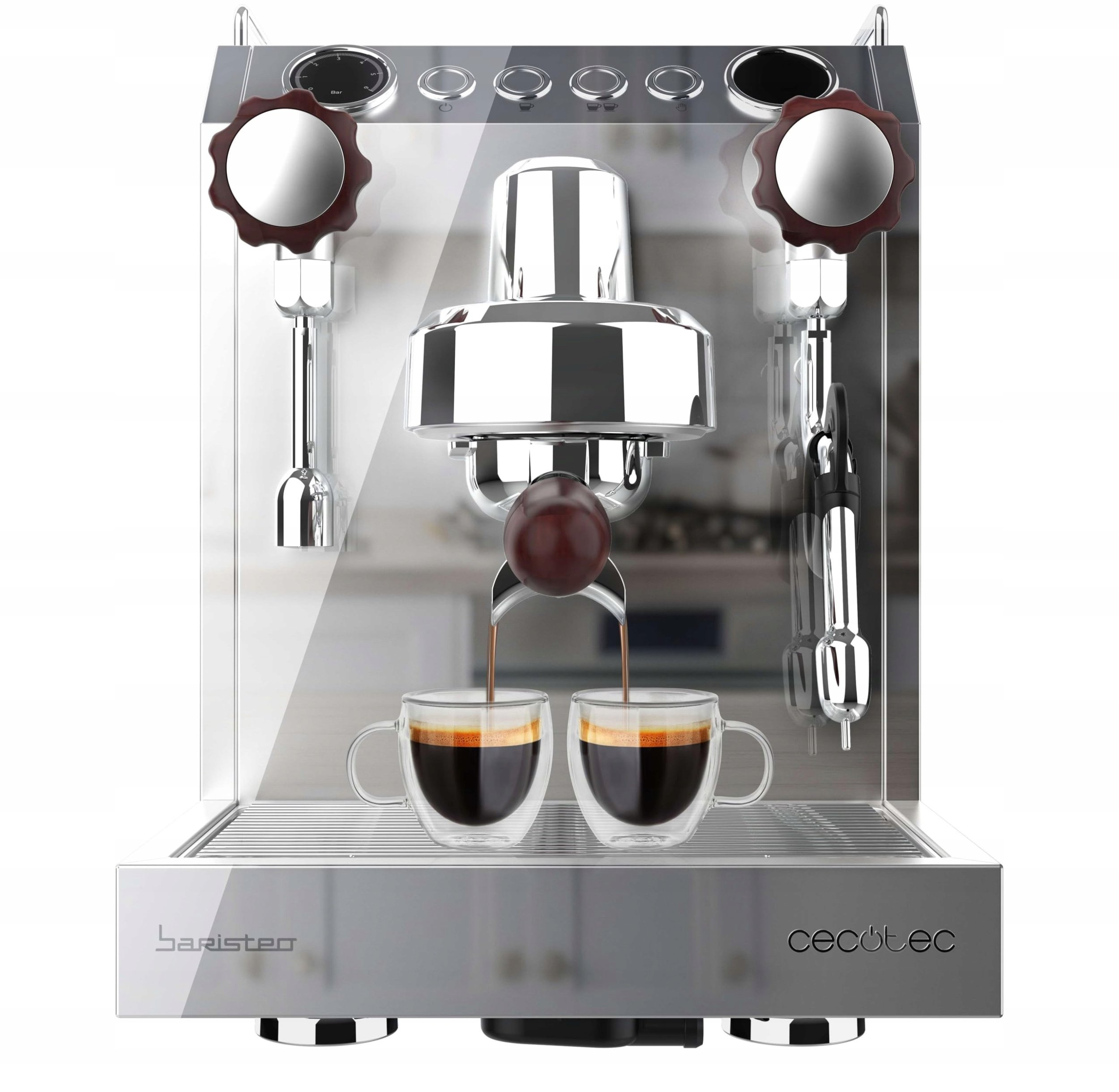 фото Рожковая кофеварка эспрессо Cecotec Baristeo Classic
