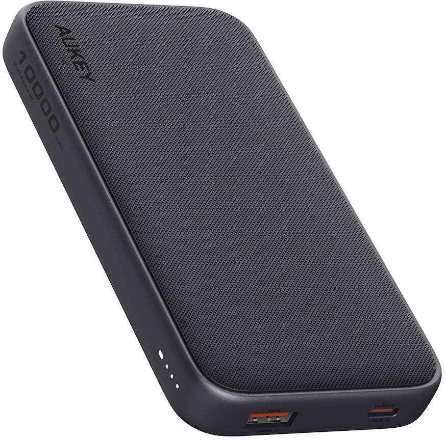 фото Зовнішній акумулятор (павербанк) Aukey PB-Y46P 10000mAh Black