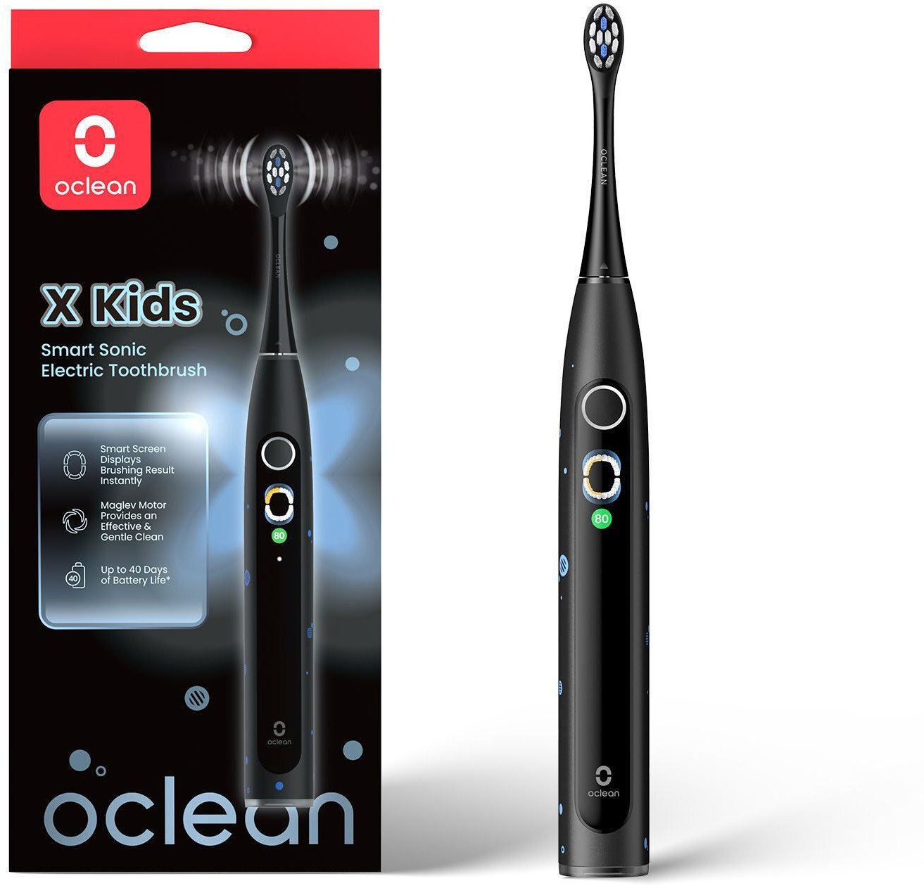 фото Електрична зубна щітка Oclean X Kids Black
