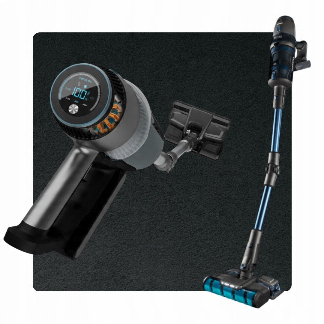 фото Вертикальний + ручний пилосос (2в1) Cecotec Conga Rockstar 11500 Odyssey ErgoWet Connected IA