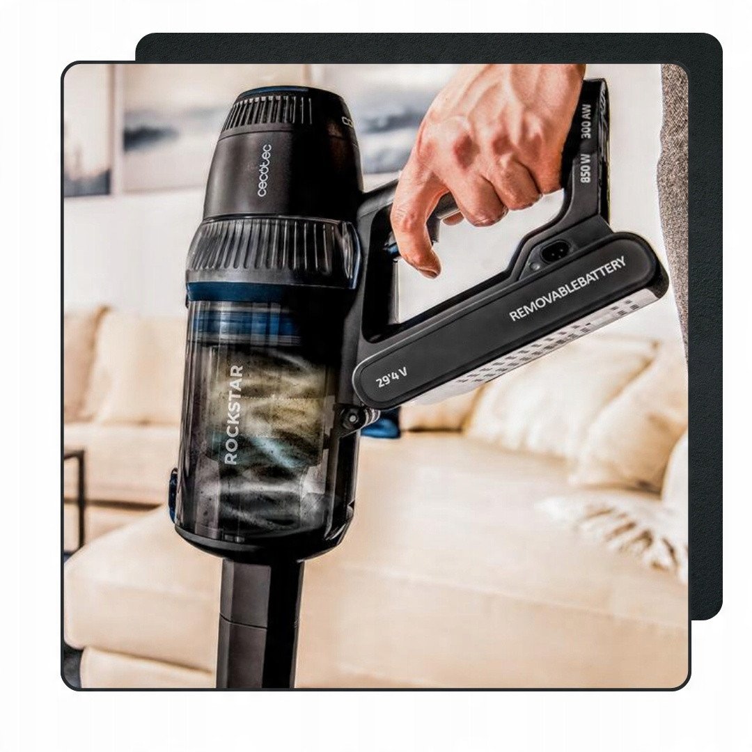 фото Вертикальний + ручний пилосос (2в1) Cecotec Conga Rockstar 11500 Odyssey ErgoWet Connected IA