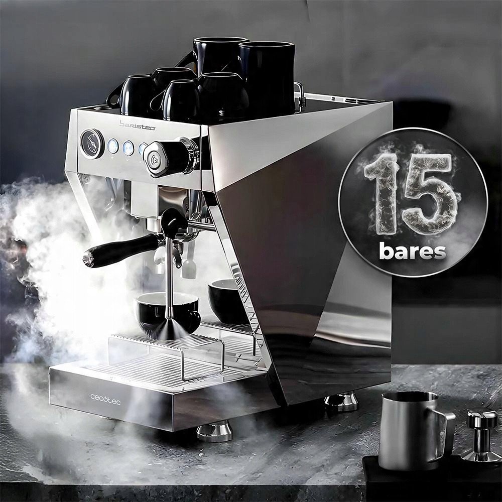 фото Рожковая кофеварка эспрессо Cecotec Baristeo Brava
