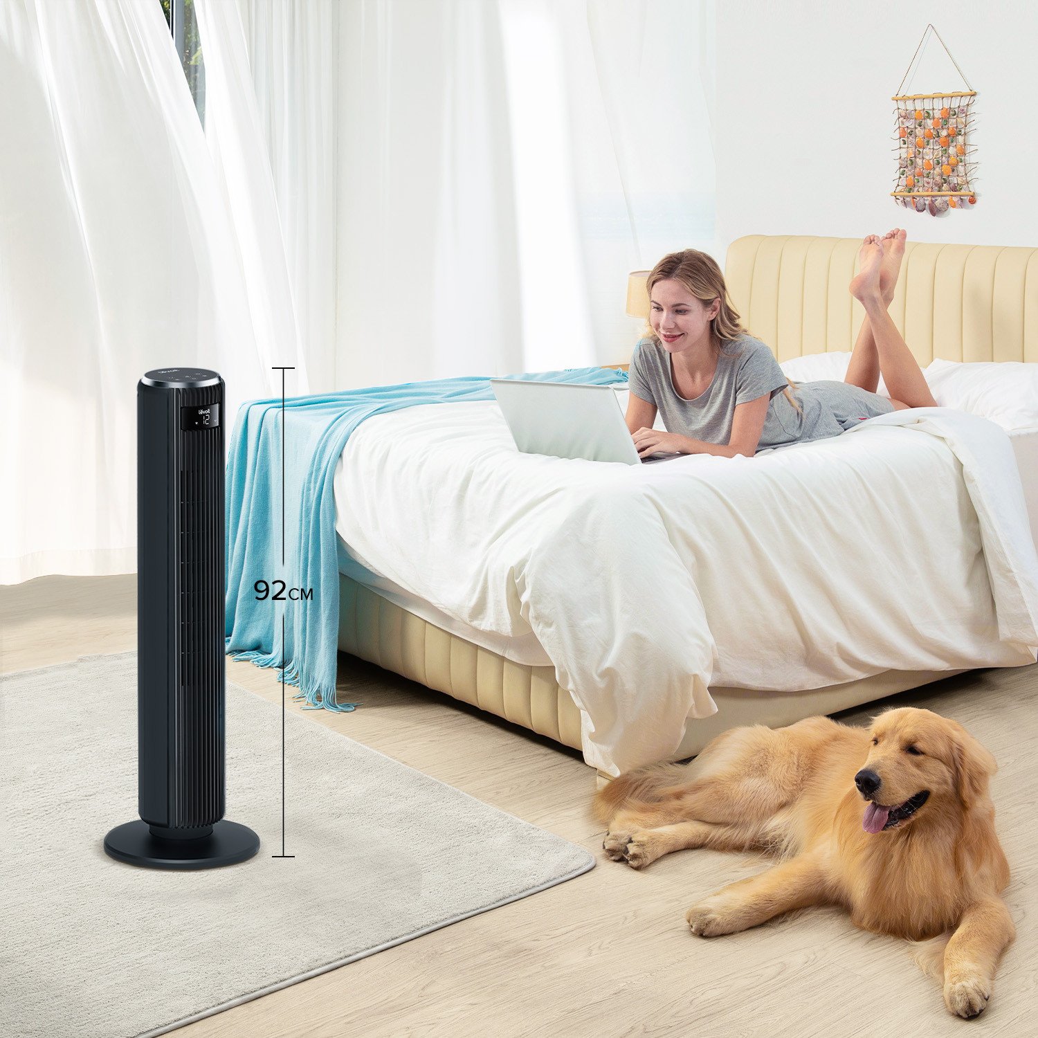 фото Вентилятор-колона Levoit TempSense 36 DC