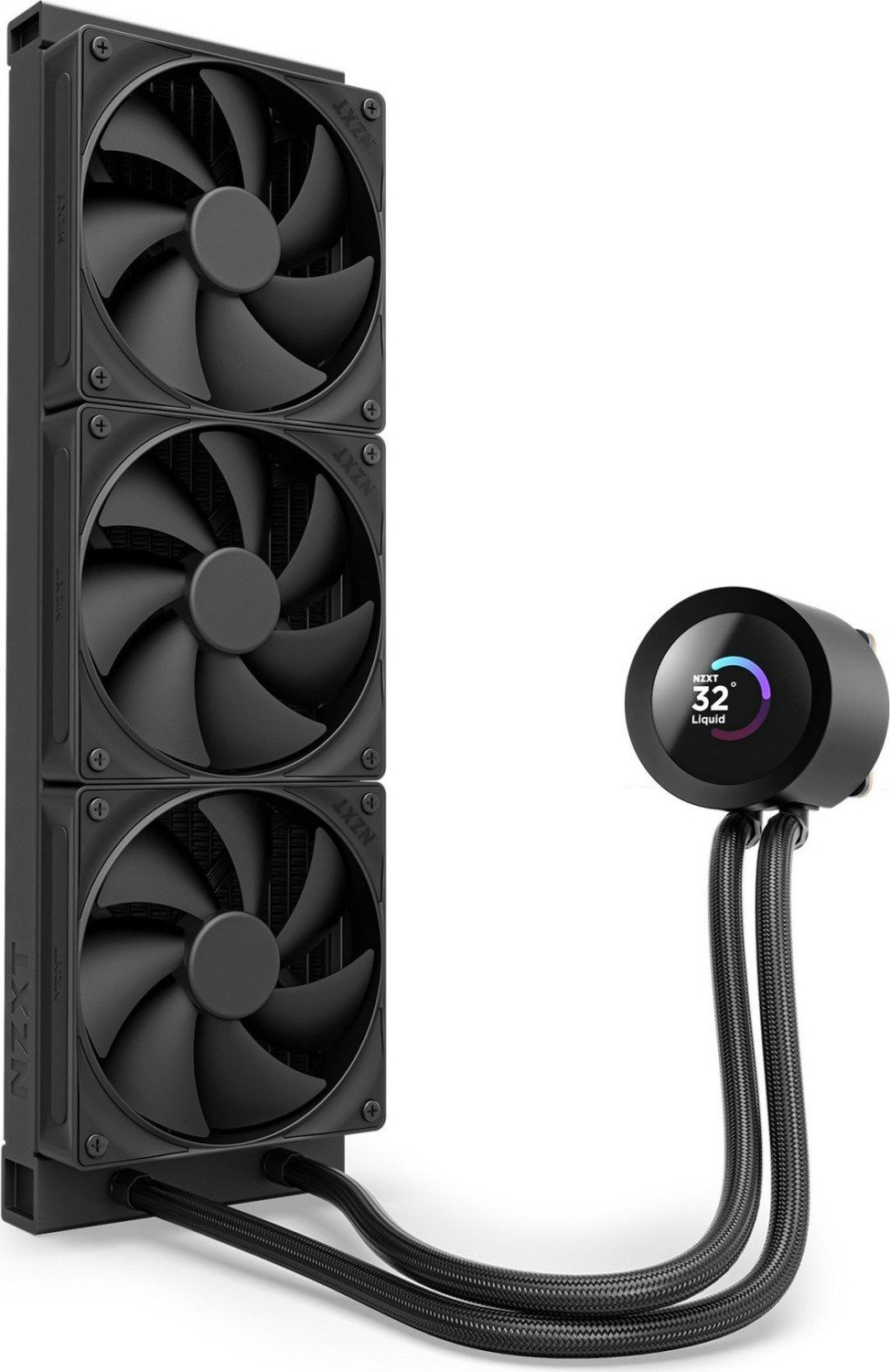 фото Водяне охолодження NZXT Kraken Plus 360 V2 Black (RL-KN360-B2)