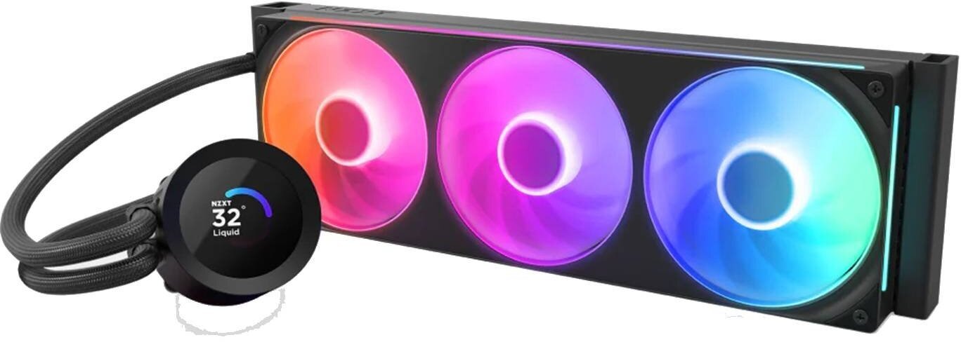 фото Водяне охолодження NZXT Kraken Plus 360 RGB V2 Black (RL-KR360-B2)