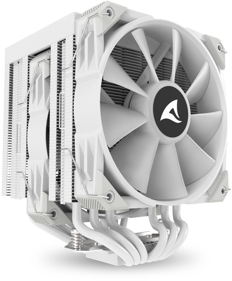 фото Повітряне охолодження Sharkoon A60 ARGB White (4044951042067)