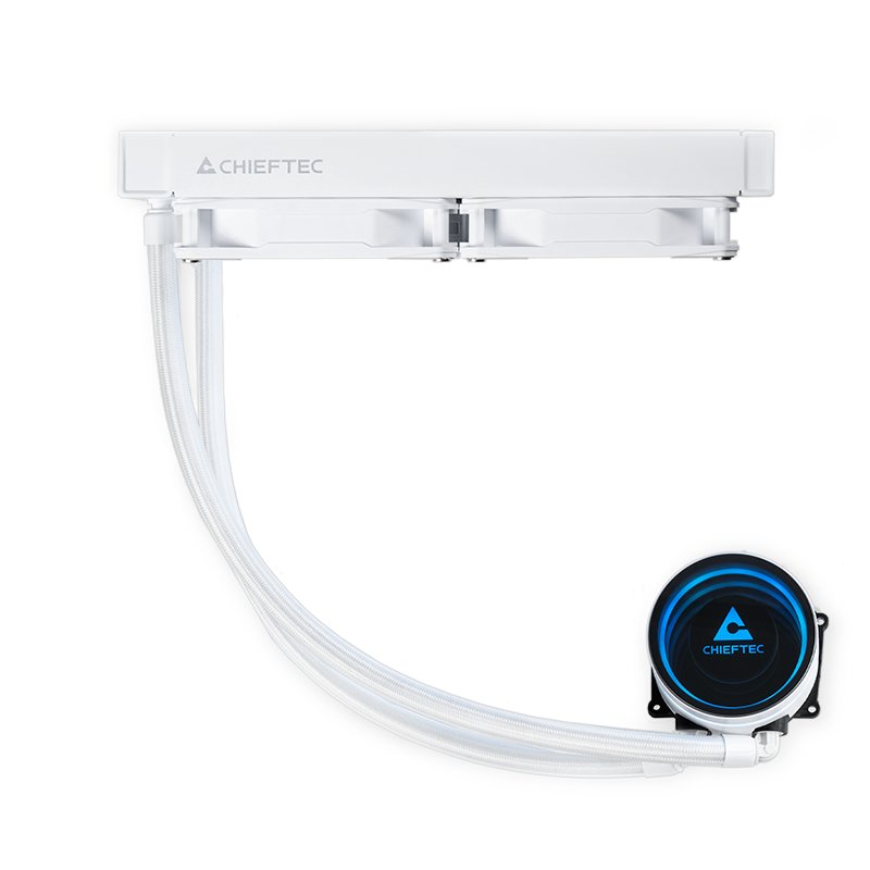 фото Водяное охлаждение Chieftec Iceberg 240 ARGB White (CLC-240-RGB-W)
