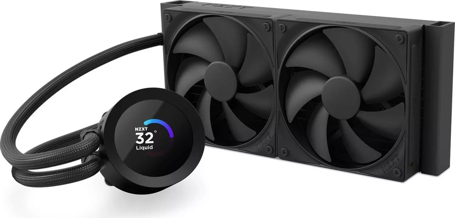 фото Водяне охолодження NZXT Kraken Plus 240 Black (RL-KN240-B2)