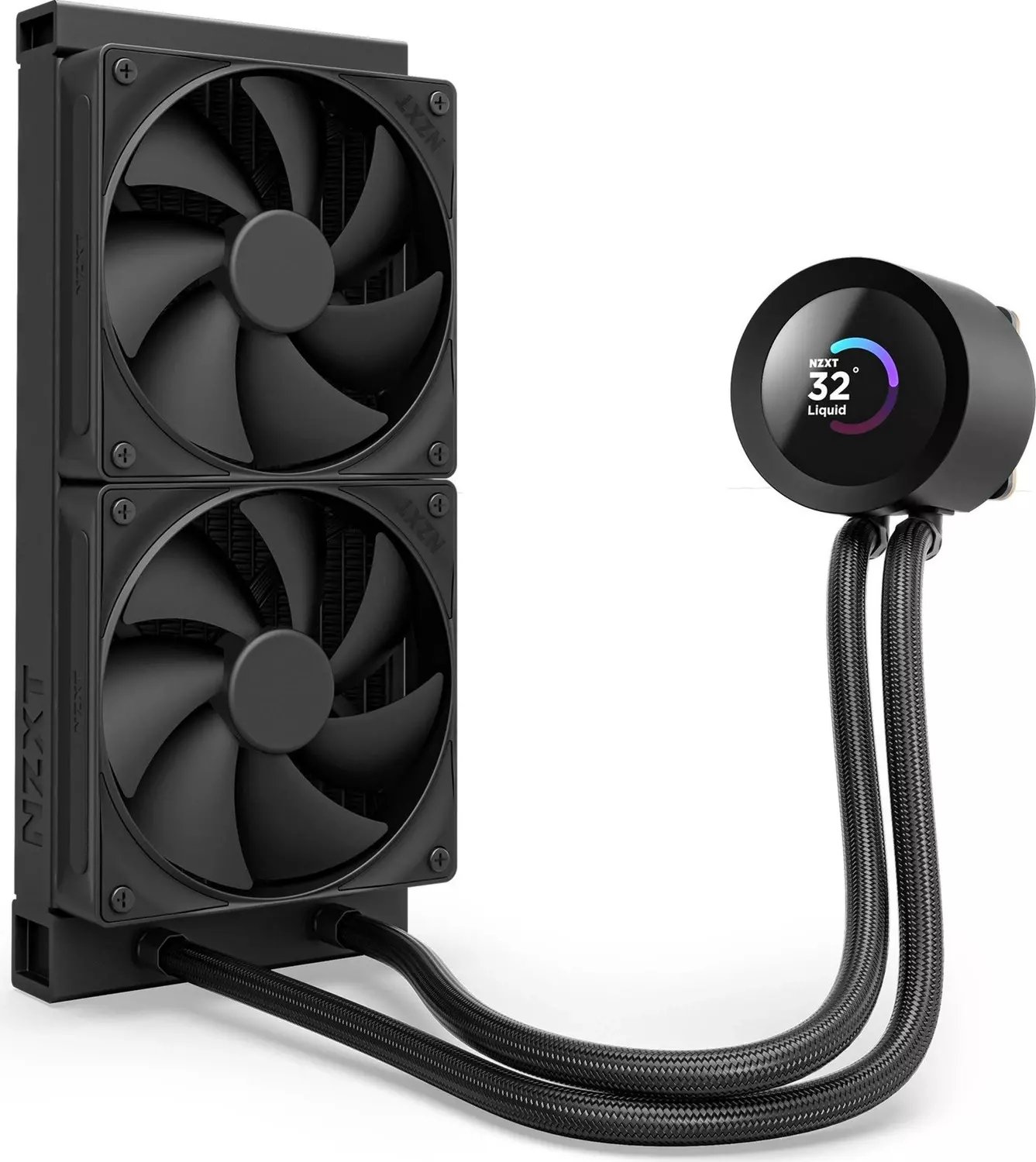 фото Водяне охолодження NZXT Kraken Plus 240 Black (RL-KN240-B2)