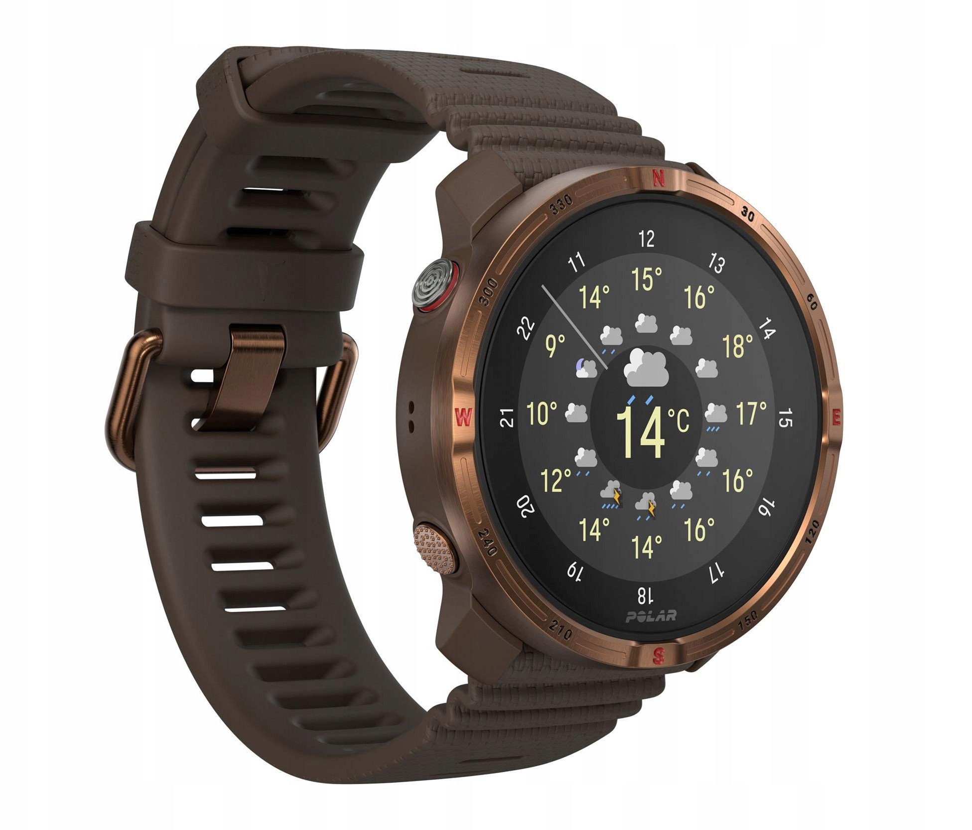 фото Смарт-годинник Polar Grit X2 Brown
